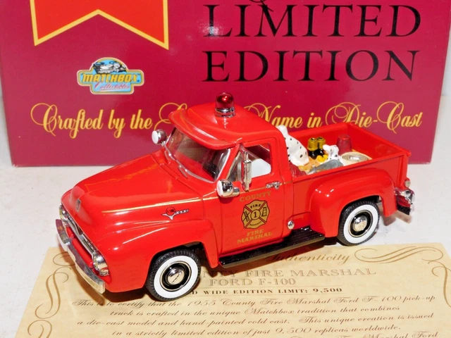 Matchbox Collectibles 1/43 Yym38038 - 1953 Ford F100 Pickup - Custer