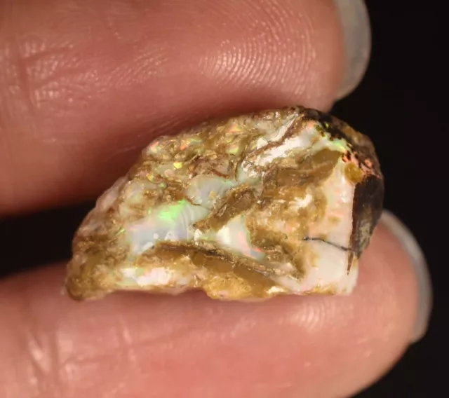 20x11x11 MM Amazing 100% Natural Fire Opal Ethiopian Rough 7.35Ct Loose Gemstone