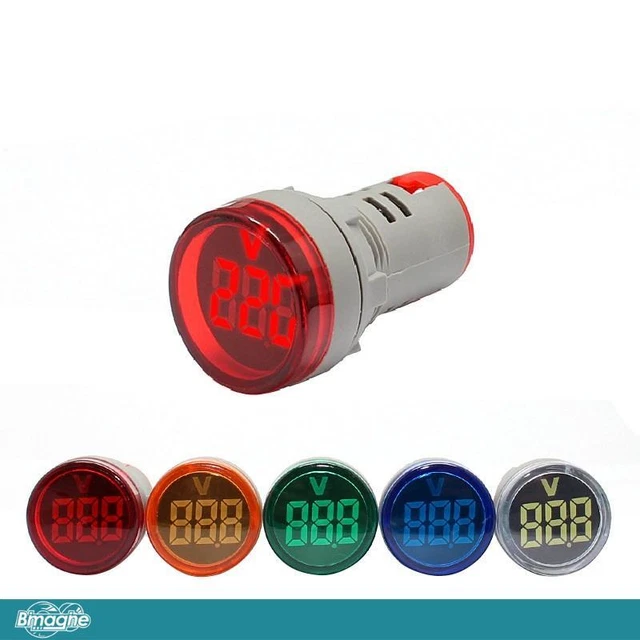 AD101-22VM digitale Spannung und Stromzähler AC 50 ~ 500V LED-Display runde Form