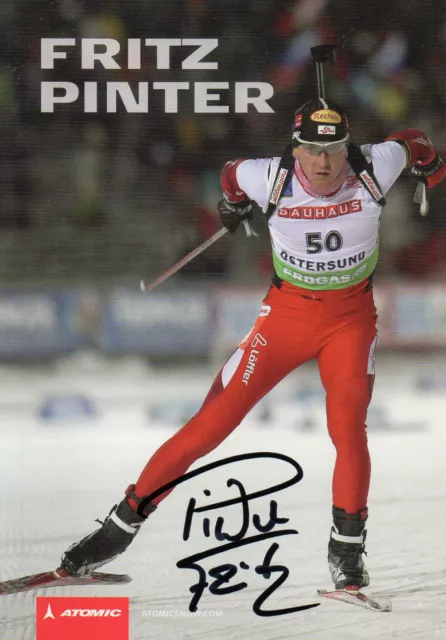 Autogramm - Fritz Pinter (Biathlon) - Österreich