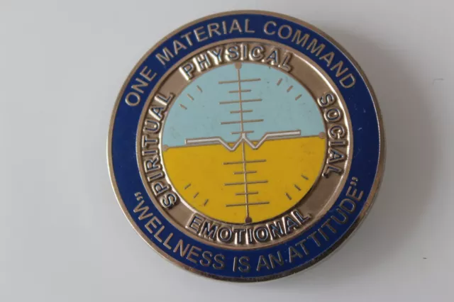 USAF Air Force Spiritual Physical Social Challenge Coin