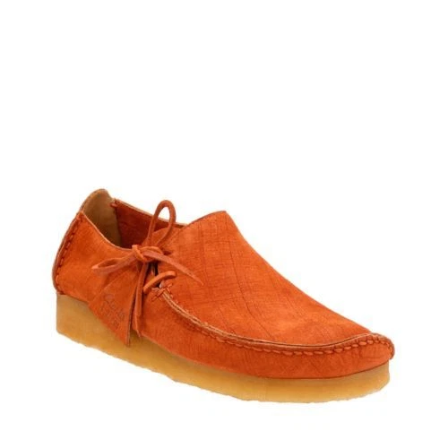 Clarks Originals Mens ** Wallabees Lugger Rust Vintage Lea  **  UK 9 / US 10 G