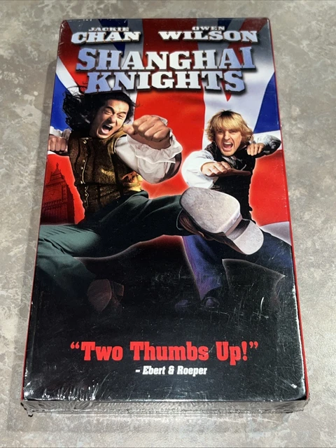 SHANGHAI KNIGHTS (NEW Sealed VHS, 2003) Jackie Chan Owen Wilson