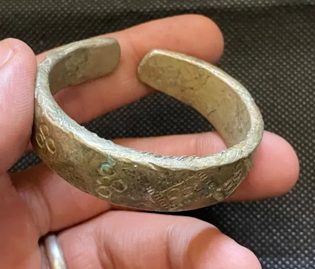 A Genuine Rare Ancient Viking Bracelet Bronze Warriors Arm Nordic Bracelet