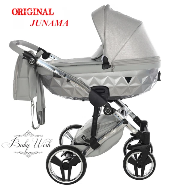 JUNAMA DOLCE V2 BABY STROLLER EXCLUSIVE PRAM 2in1 CARRYCOT + PUSHCHAIR