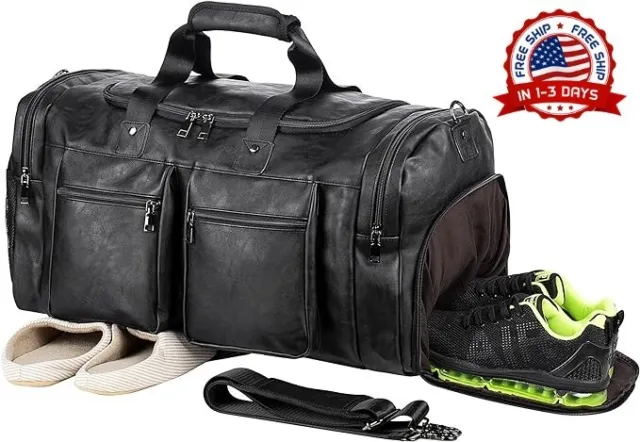 Bolsa De Gimnasio De Cuero Para Hombre Y Mujer Mochila De Zapatos Entrenamiento