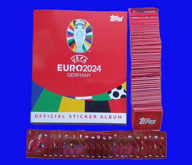 TOPPS UEFA EURO 2024 Komplettset Swiss mit 21 SP Schweiz Edition