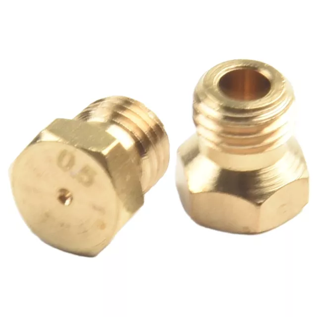 Long Lasting Brass Jet Nozzle Orifice Kit 20Pcs for Propane Burner Replacement