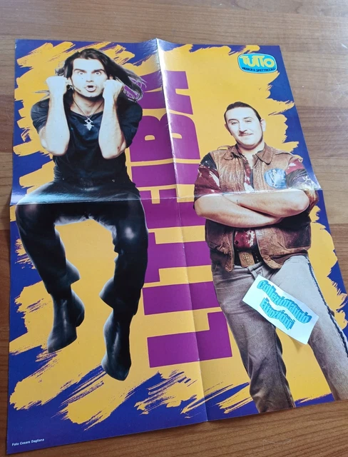 Poster Francesco Salvi + Paolo Maldini - 55x42 Cm - De Tutto Musica E Spettacolo