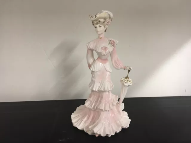 coalport figurines limited edition LADY ALICE at The Royal Garden Party 1992.