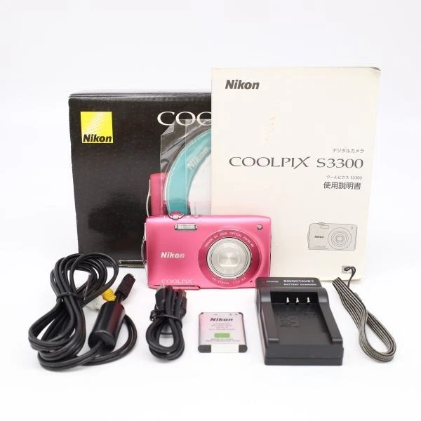 Nikon COOLPIX S3300 ピンク Amazon.com : Nikon COOLPIX S3300 16 MP Digital Camera with