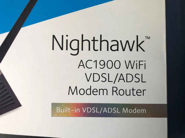 Modem router Netgear Nighthawk AC1900 D7000 VDSL ADSL wifi dual band usato 3