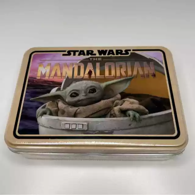 Star Wars NEW Mandalorian Baby Yoda Grogu Theme Playing Cards in Tin