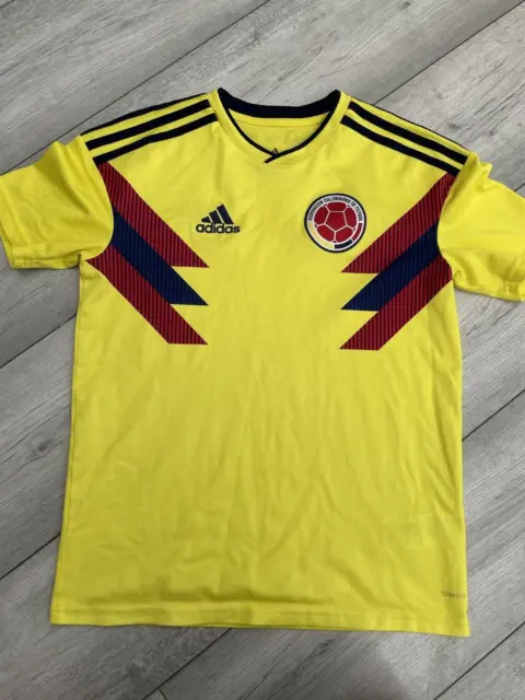 2018 Colombia Home Football Shirt Adidas National Team Child Kids 13-14 year kit
