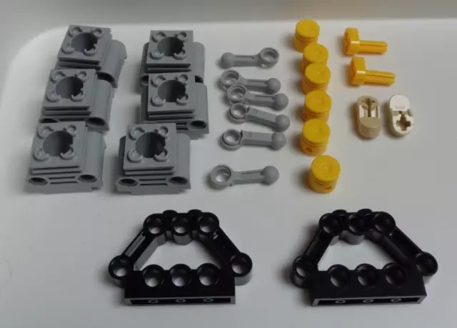 LEGO TECHNIC Bits 2851 2852 Plastic Motor Piston + Connecting Rod Engine Set x1*
