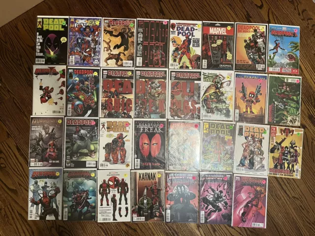 Deadpool Variant 31 Comic Book Lot Marvel Comics SEE DESCRIPTION FOR PHOTOS