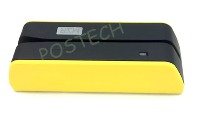 Magnetic Stripe Card Mini MSR09 X6 EncoderReader Writer C/MSRE206/605 USB Yellow