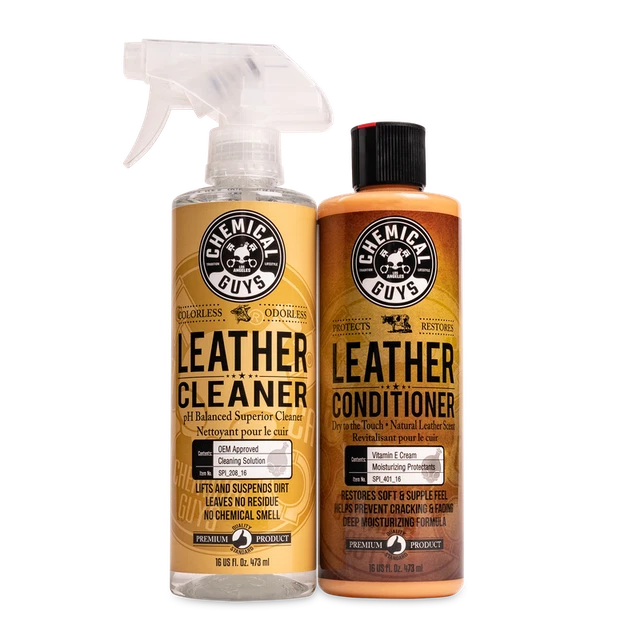 Car Detailing Kit 32 oz with Leather Cleaner Conditioner Ardex, Car Wax Kit