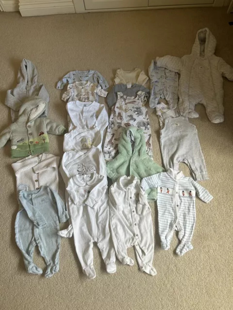 Large Bundle Of Baby Boys Clothes NEXT/JOHN LEWIS/CLAY BEAR