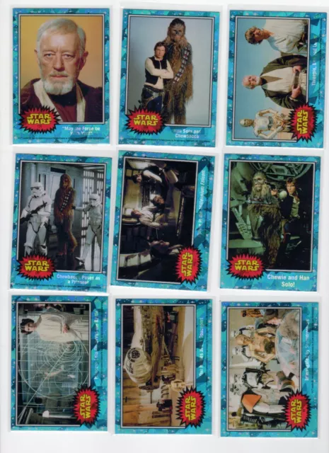 2022 Topps Star Wars Chrome Sapphire Base Pick Card Complete Set