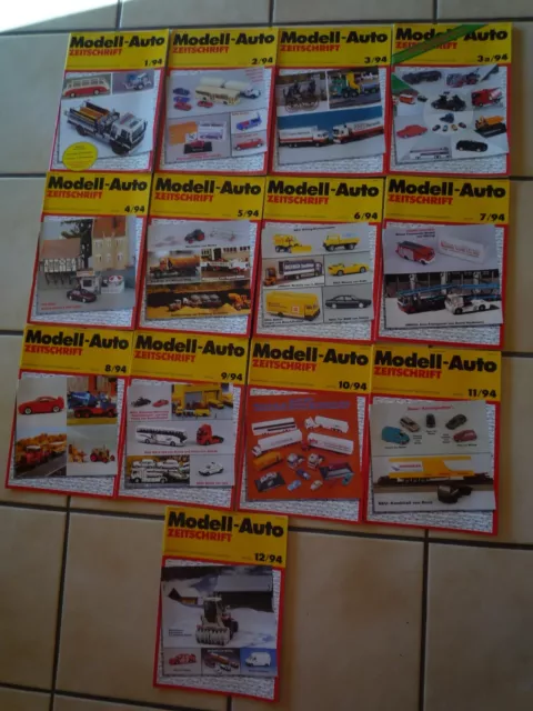 Modell-Auto Zeitschrift  Jahrgang 1994 komplett + Messeheft