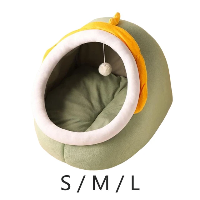 Lit pour chat confortable et apaisant avec fond en peluche confortable et