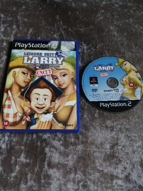 Leisure Suit Larry Magna Cum Laude Uncut  PS2 Game (no Booklet)