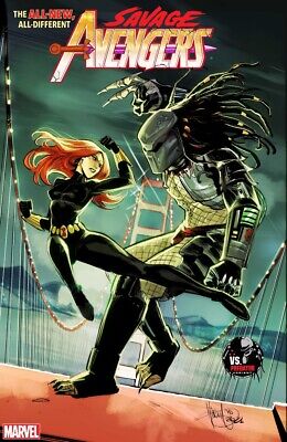 Marvel: SAVAGE AVENGERS #3 // Cover by Mirka Andolfo // Predator Variant