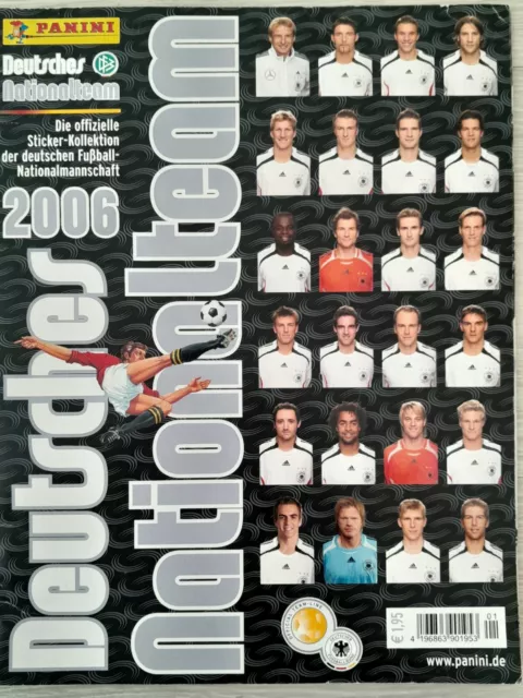 Panini Stickeralbum WM 2006 KOMPLETT ALLE STICKER DFB Deutsches Nationalteam RAR