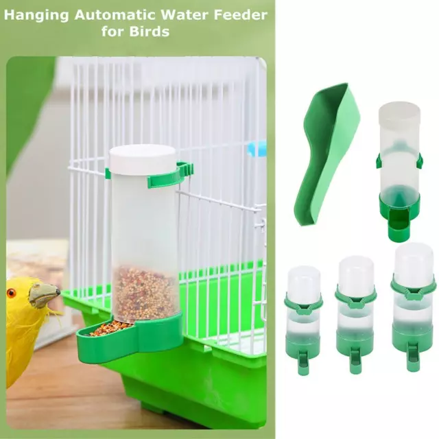 Bird Feeder/Food Water Feeding Automatic Drinker Parrot Pet Dispenser Cage❀