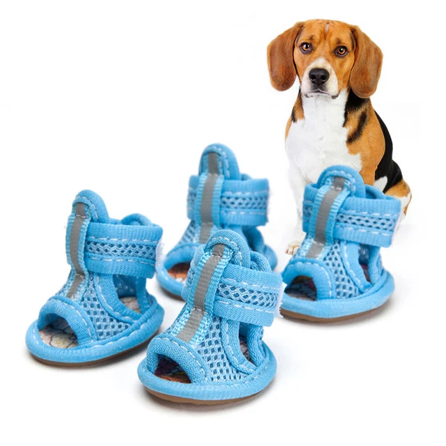 4 Pcs Schuhe Für Hunde Hundeschuhe Haustierschuhe Rutschfeste