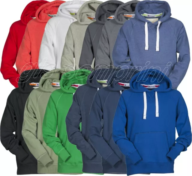 Felpa Con Cappuccio Tasche Marsupio Payper Tokyo Maglia Felpata In Cotone Uomo