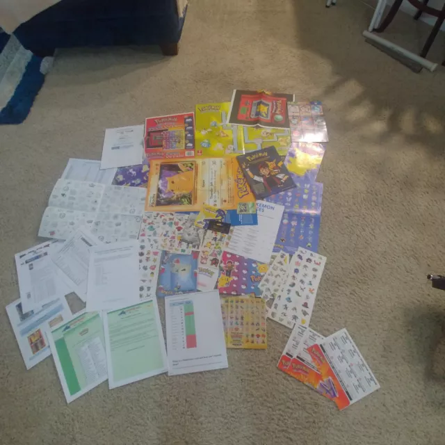 Pokémon Fanatics! A Collection of Booklets and Pamphlets and other Pokémon items