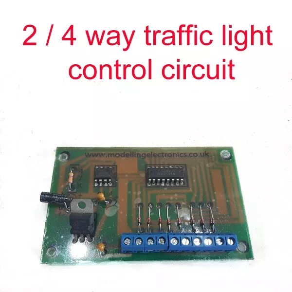 Modell Rail / Modell Railway Traffic Light Control Circuit, N / OO / HO Gauge