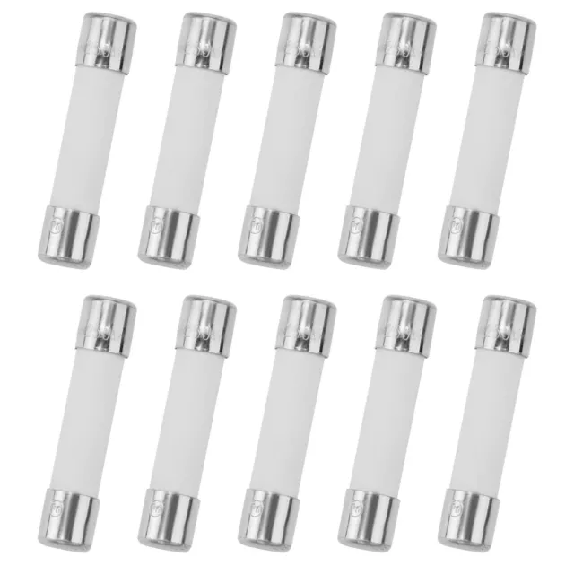 10Pcs T20AL250V 6x30mm Microwave Fuse 20A 20Amp 250V Slow-Blow Ceramic fuses