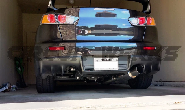 Mitsubishi Lancer Evo X 3"" Evolution Simple Output Silent Catback Evox