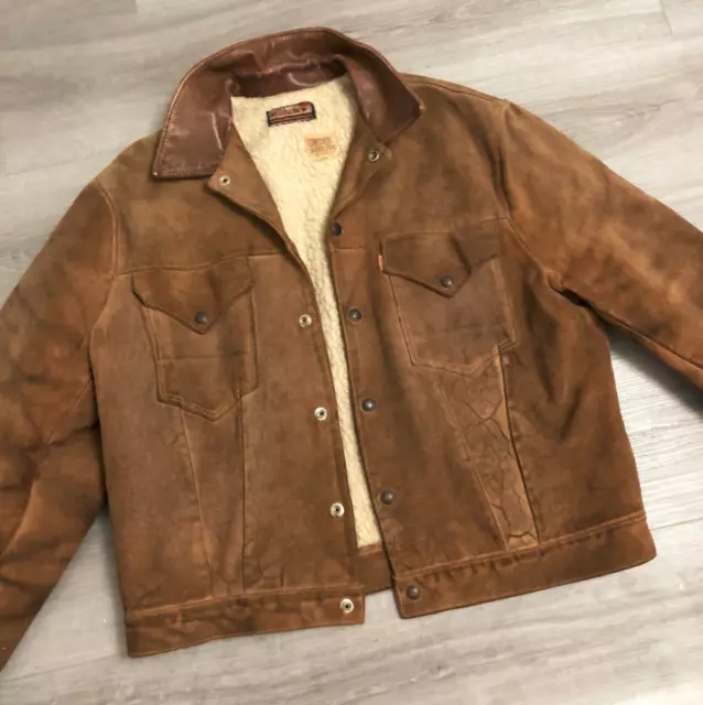 Levis suede deals jacket mens