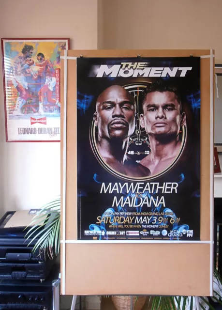 FLOYD MAYWEATHER JR vs. MARCOS MAIDANA 1 : Original CCTV Boxing Fight Poster 10D