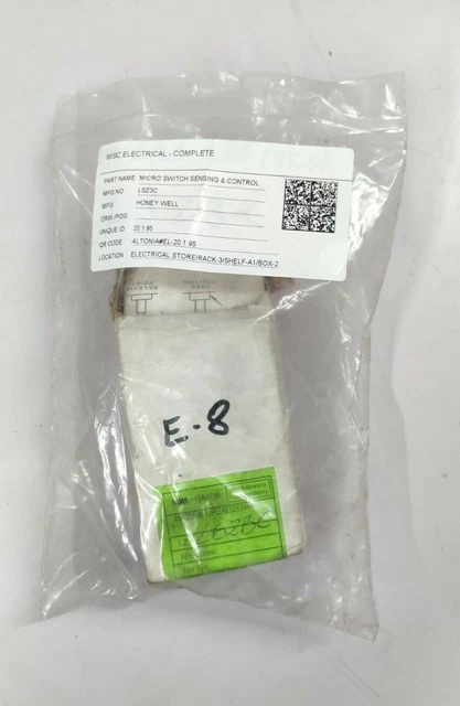 Honeywell Mikro Schalter LSZ3C Micro Switch Sensing & Control