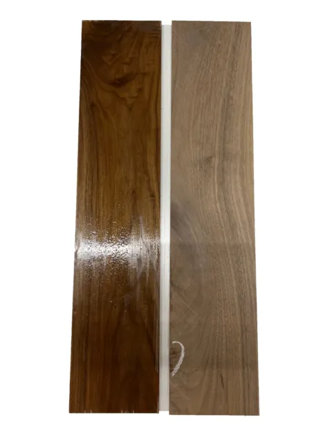 2 Pack, Black Walnut Thin Stock Lumber Board - Wood Craft--23"x5"x3/8" #144