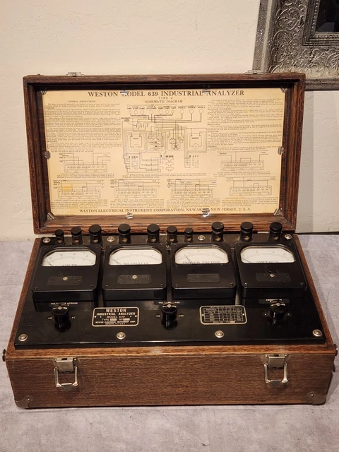 WESTON INDUSTRIAL ANALYZER Model 639 $24.99 - PicClick
