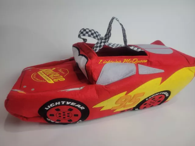 DISNEY PIXAR POTTERY BARN CARS LIGHTNING McQUEEN 3D HALLOWEEN COSTUME Small/Med