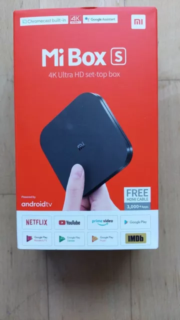 Xiaomi Mi Box S Media Streaming Player Android Smart TV 4K HDR Ultra HD NEU OVP