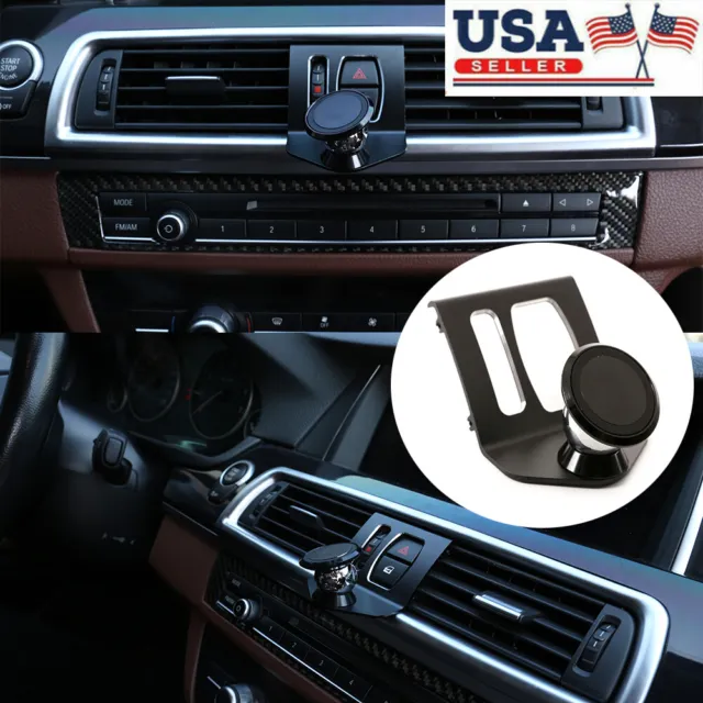 For BMW 5 Series F10 F11 2011-2017 360-Degree Rotary Mobile Cell Phone Holder DE