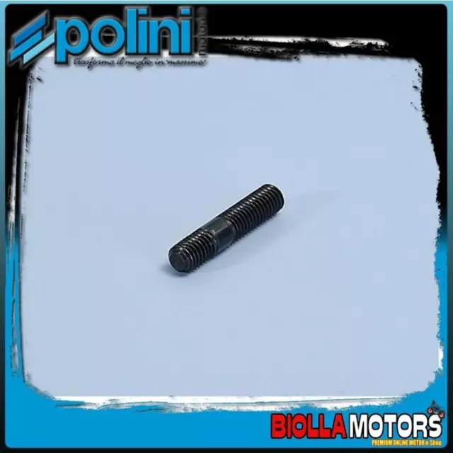 317.0005 SET PRIGIONIERI POLINI SCARICO 6X32 HONDA DIO 50 ZX (fino al 1993) 2 PE