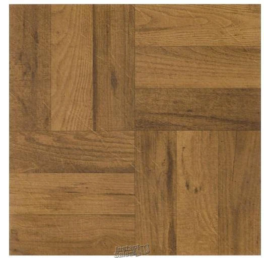 Achim 12"x12" Self-Adhesive Peel-and-Stick Vinyl Floor Tiles 45-pk. Medium Oak
