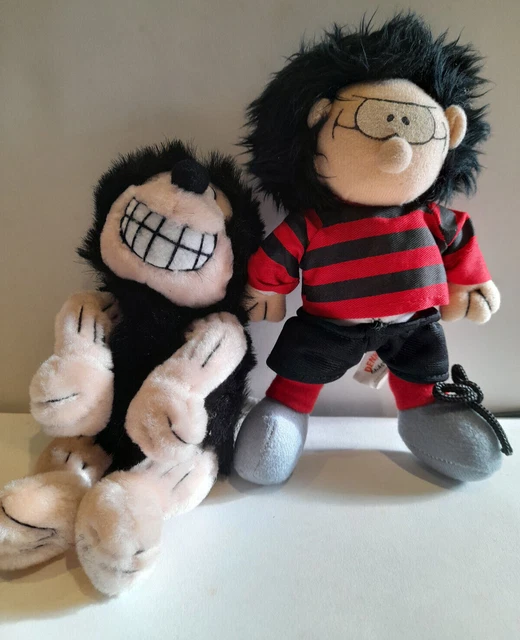 Dennis Raging DENNIS THE MENACE & Knasher soft toys 1998 £25.00 - PicClick UK