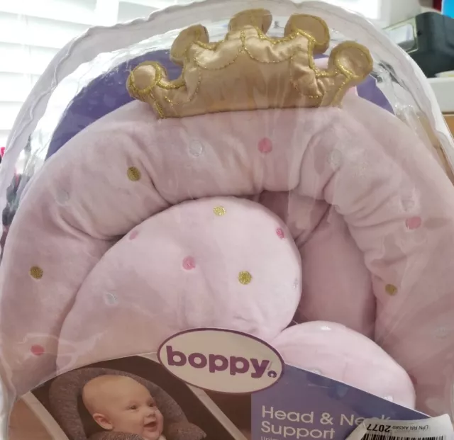 Boppy Princess Head and Neck Support Removable Neck Ring ~NEW~