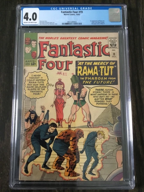 Fantastic Four Vol 1 #19 - 1st Rama-Tut CGC Marvel 1963
