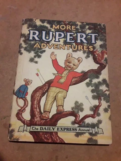 1952 More Rupert Bear Adventures Book Annual Hardcover